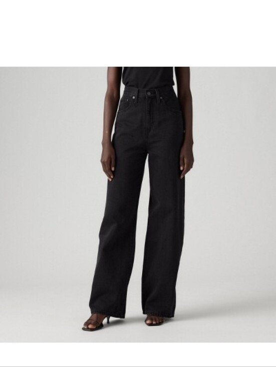 Levi's Denim - Levis Cinch Baggy Washed Black Size 32 G099